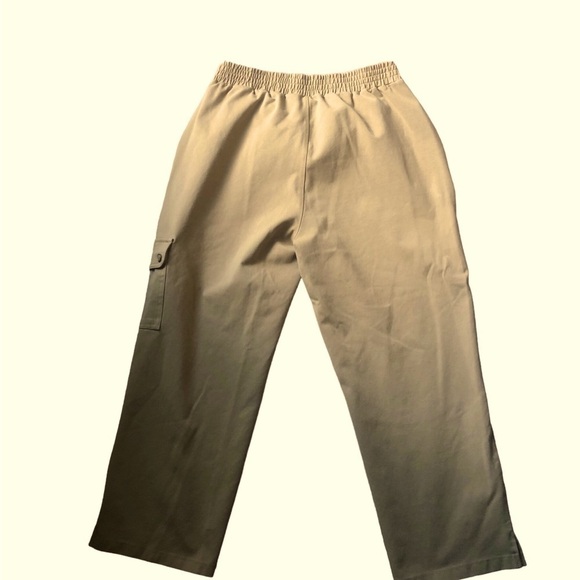 Susan Graver Weekend Regular Premium Stretch Pull-on Crop Pant S Sweet Caramel - Picture 3 of 6